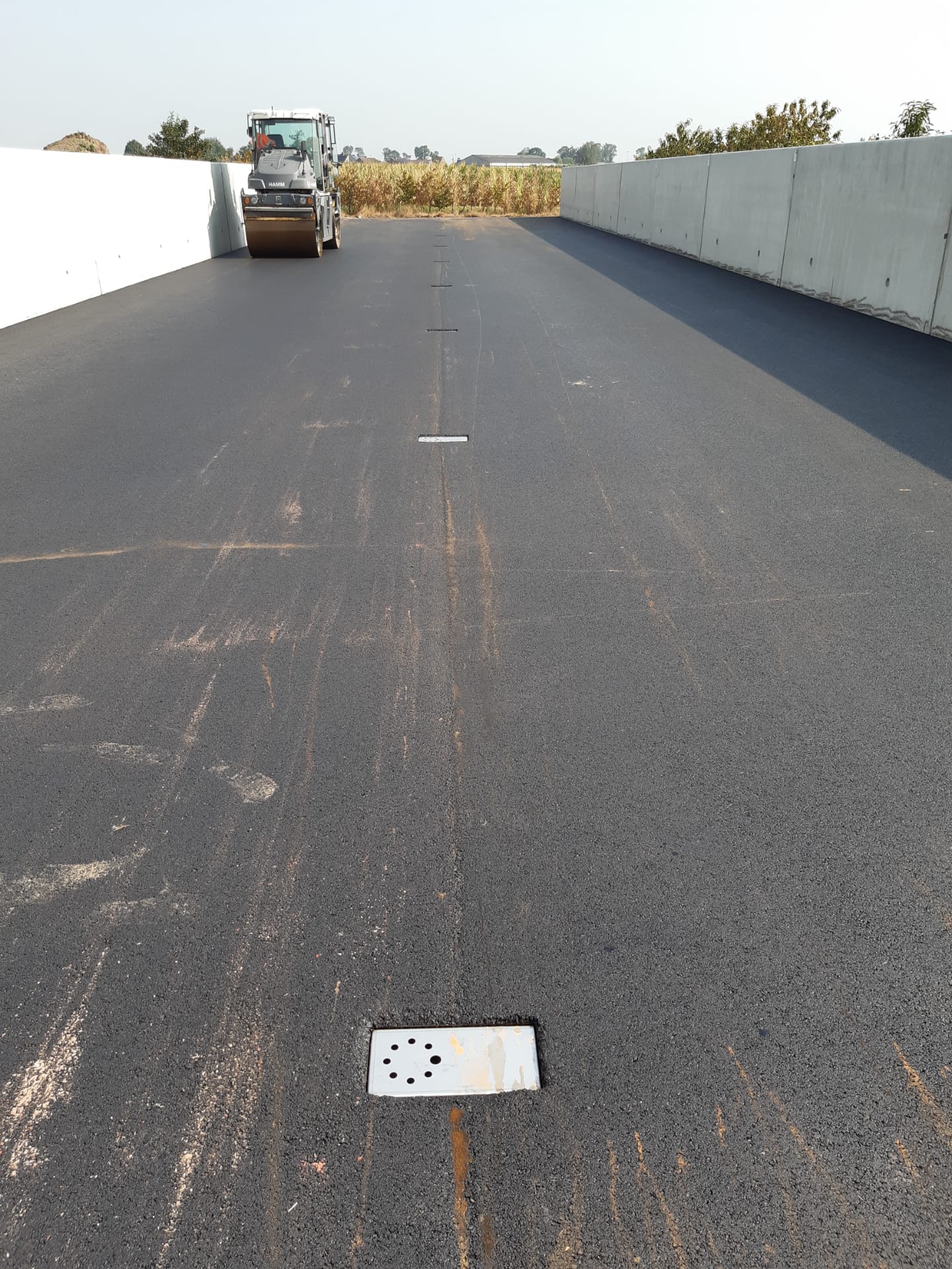 Sleufsilo agri wanden, asfalt en gescheiden afvoer