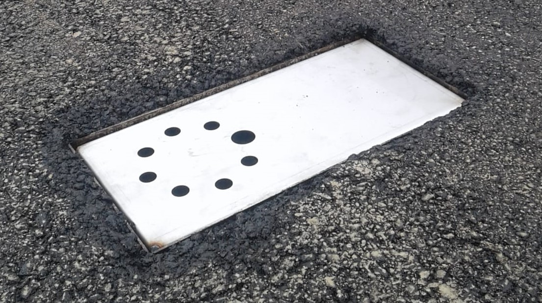 Gescheiden RVS afvoer putje